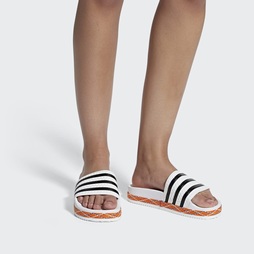Adidas Adilette New Bold Sandals Női Utcai Cipő - Fehér [D85516]